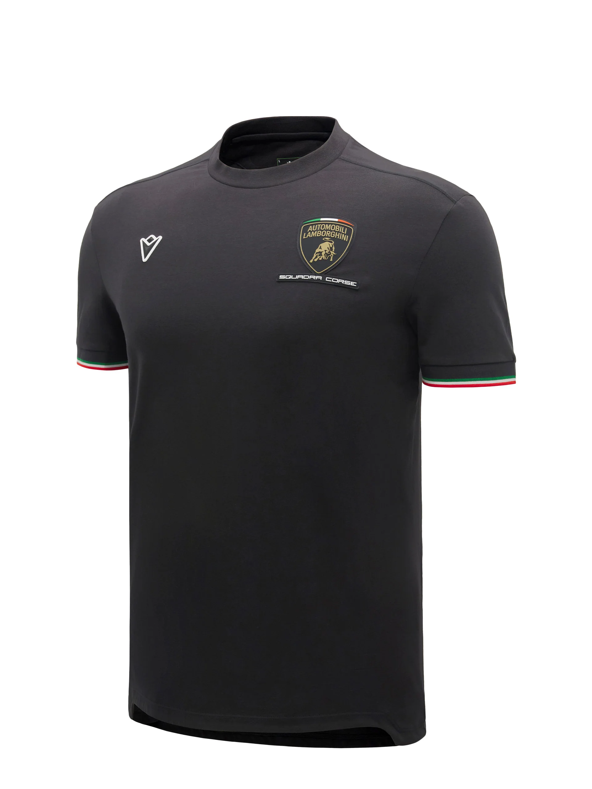 Squadra Corse men's black tricolor sports t-shirt - Image 2