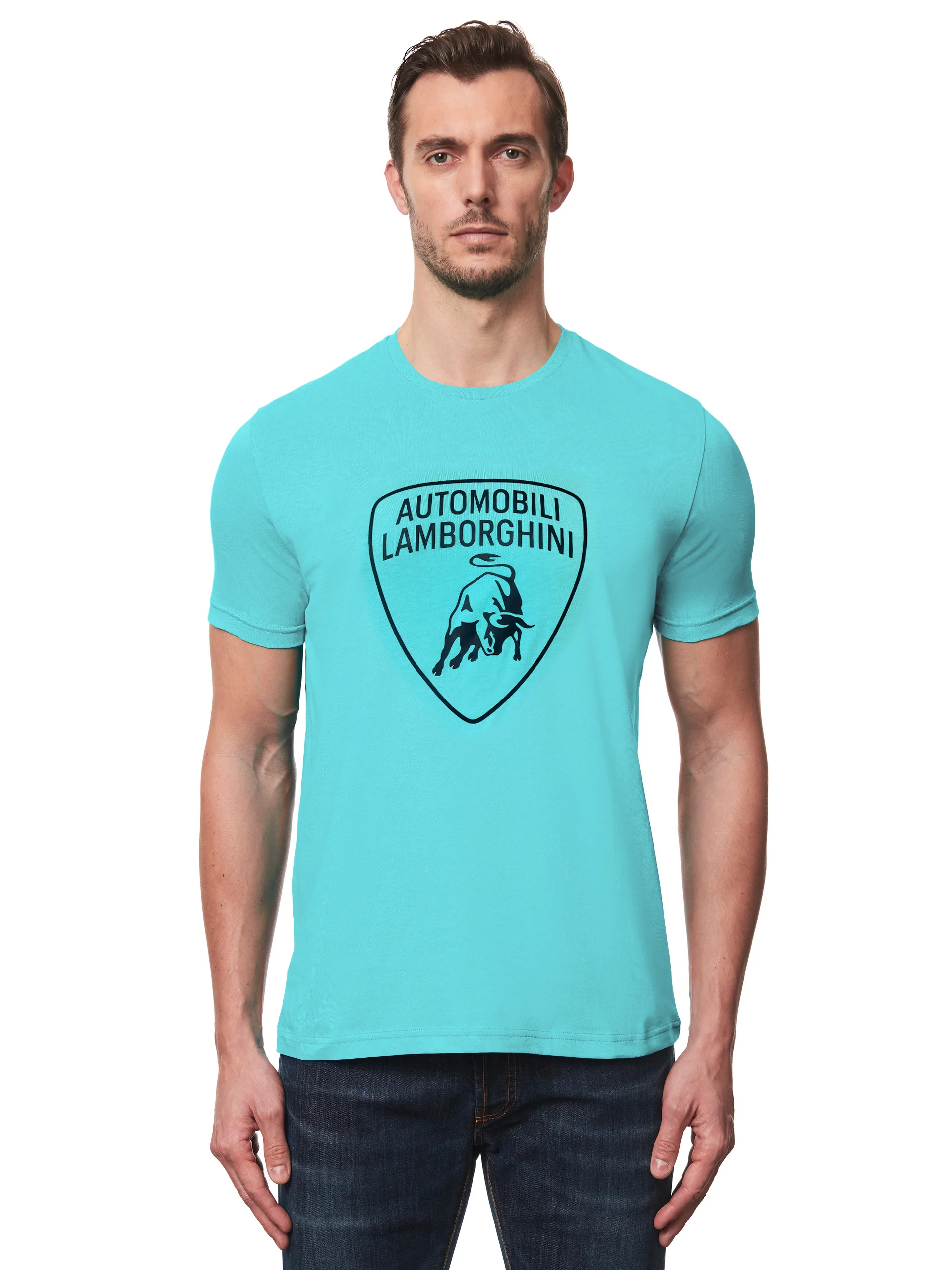 Men's t-shirt with big shield logo