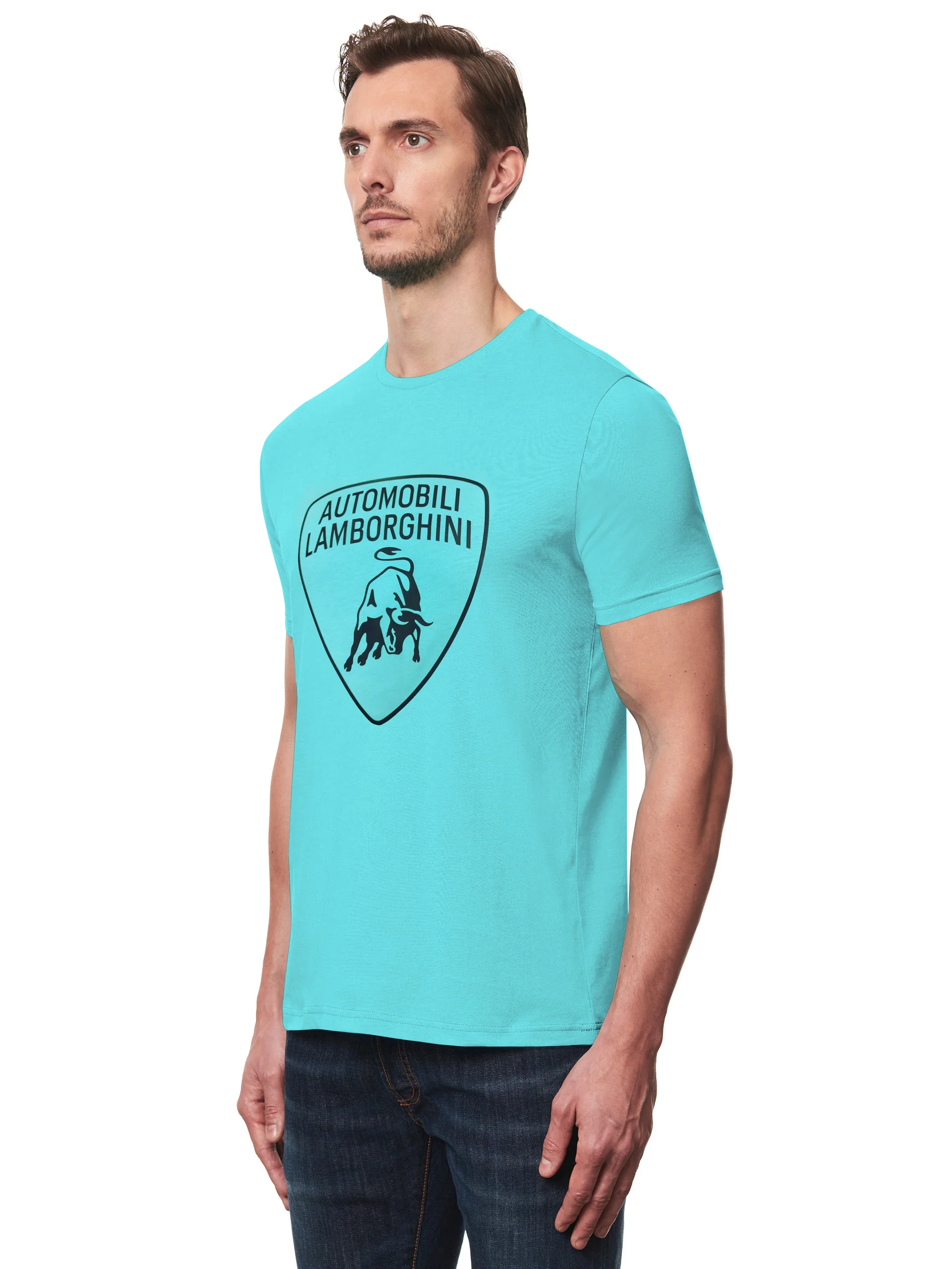 Men's t-shirt with big shield logo - Image 2