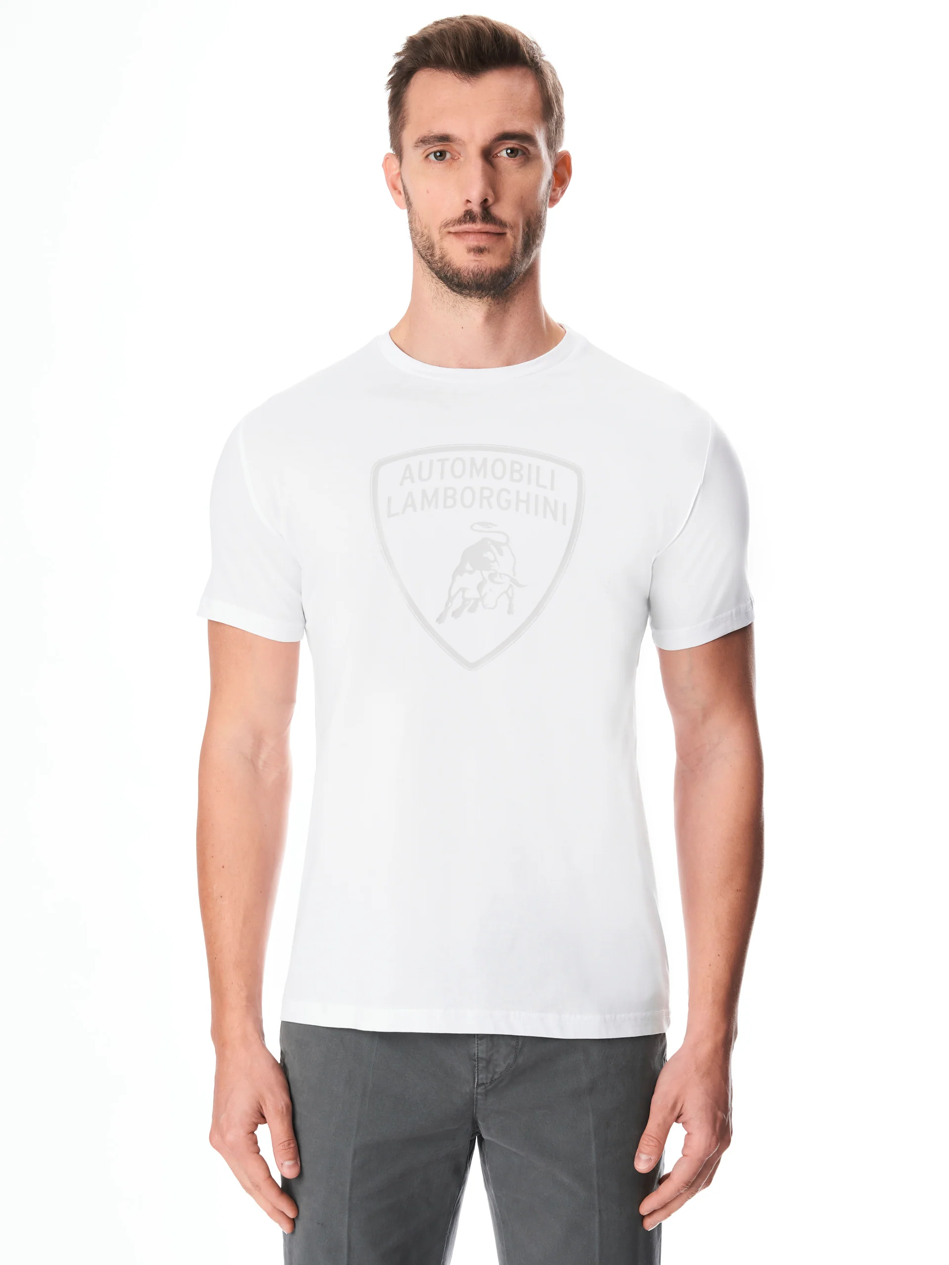 Men's t-shirt with big shield logo