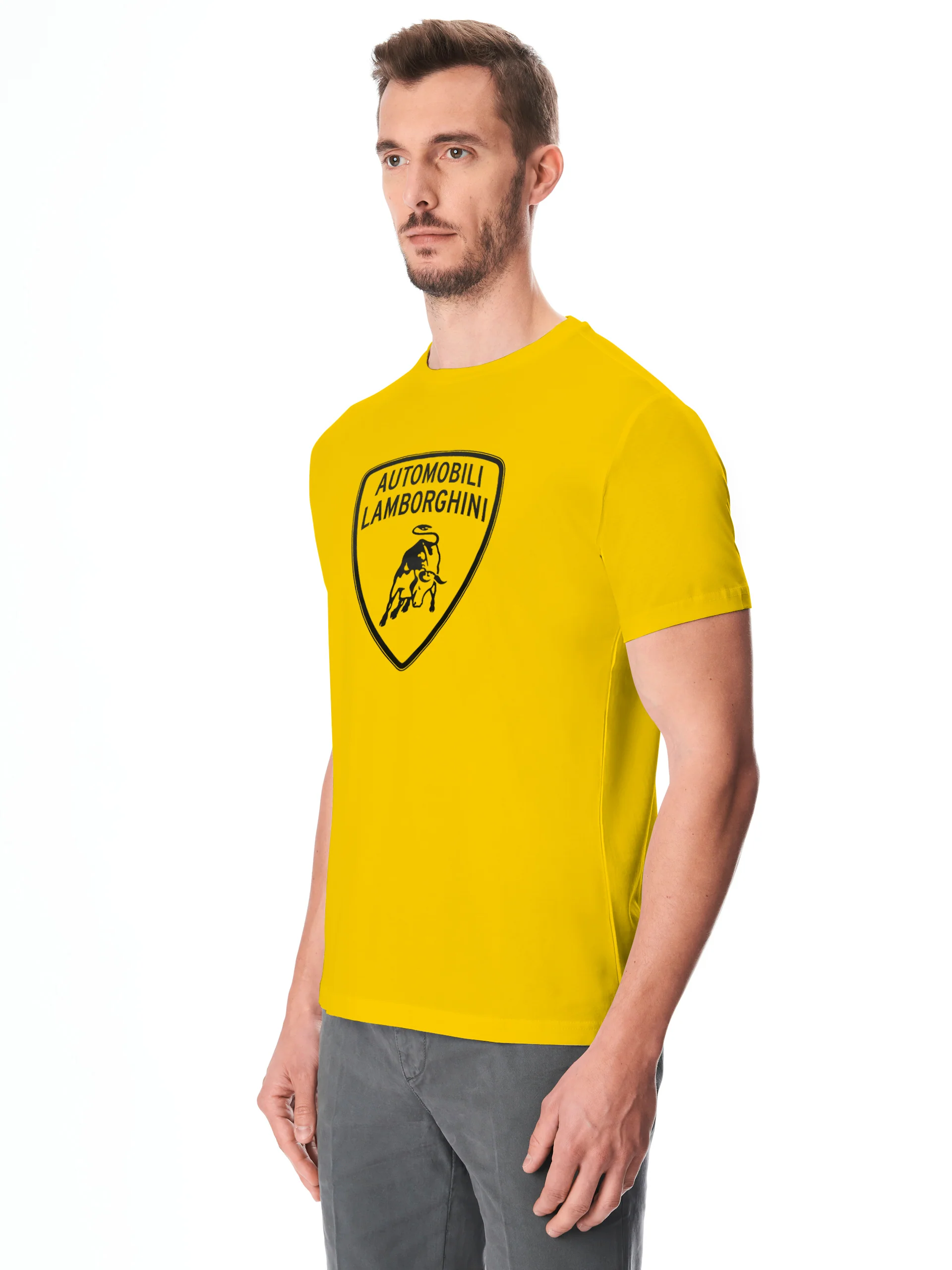 Men's t-shirt with big shield logo - Image 7
