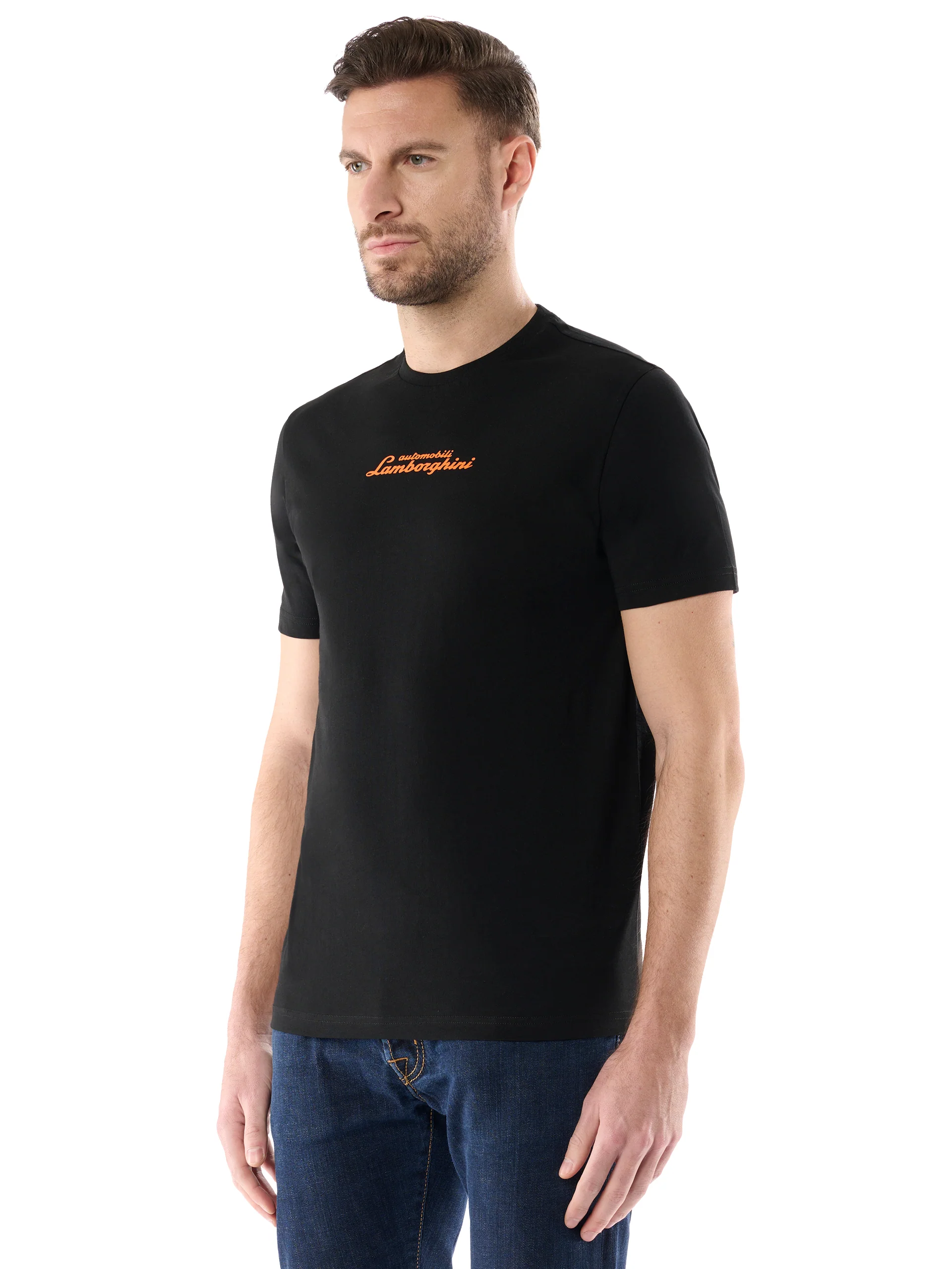 Men's t-shirt with contrast logo script - Image 7