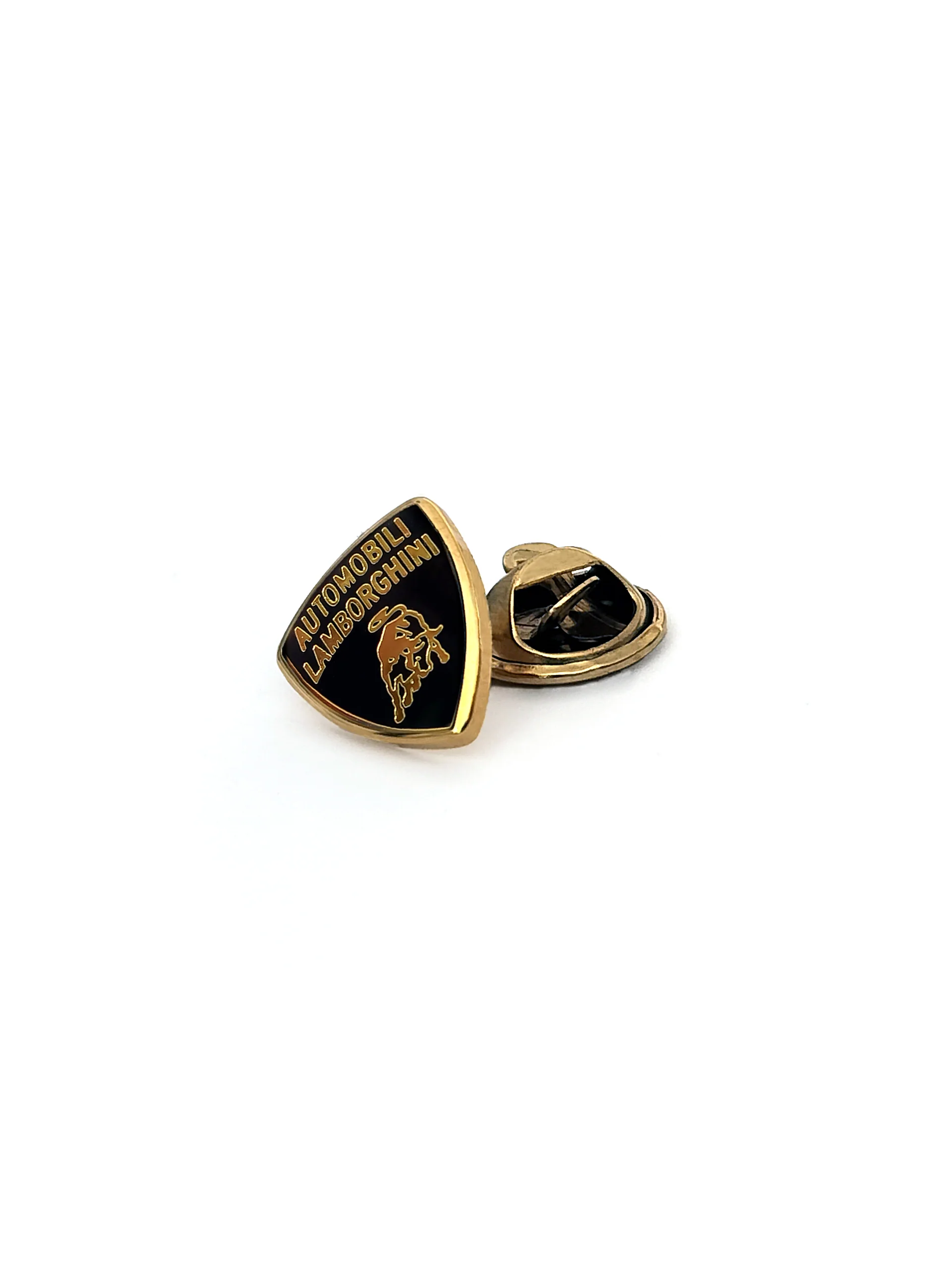 Shield logo metal pin gold finish - Image 2