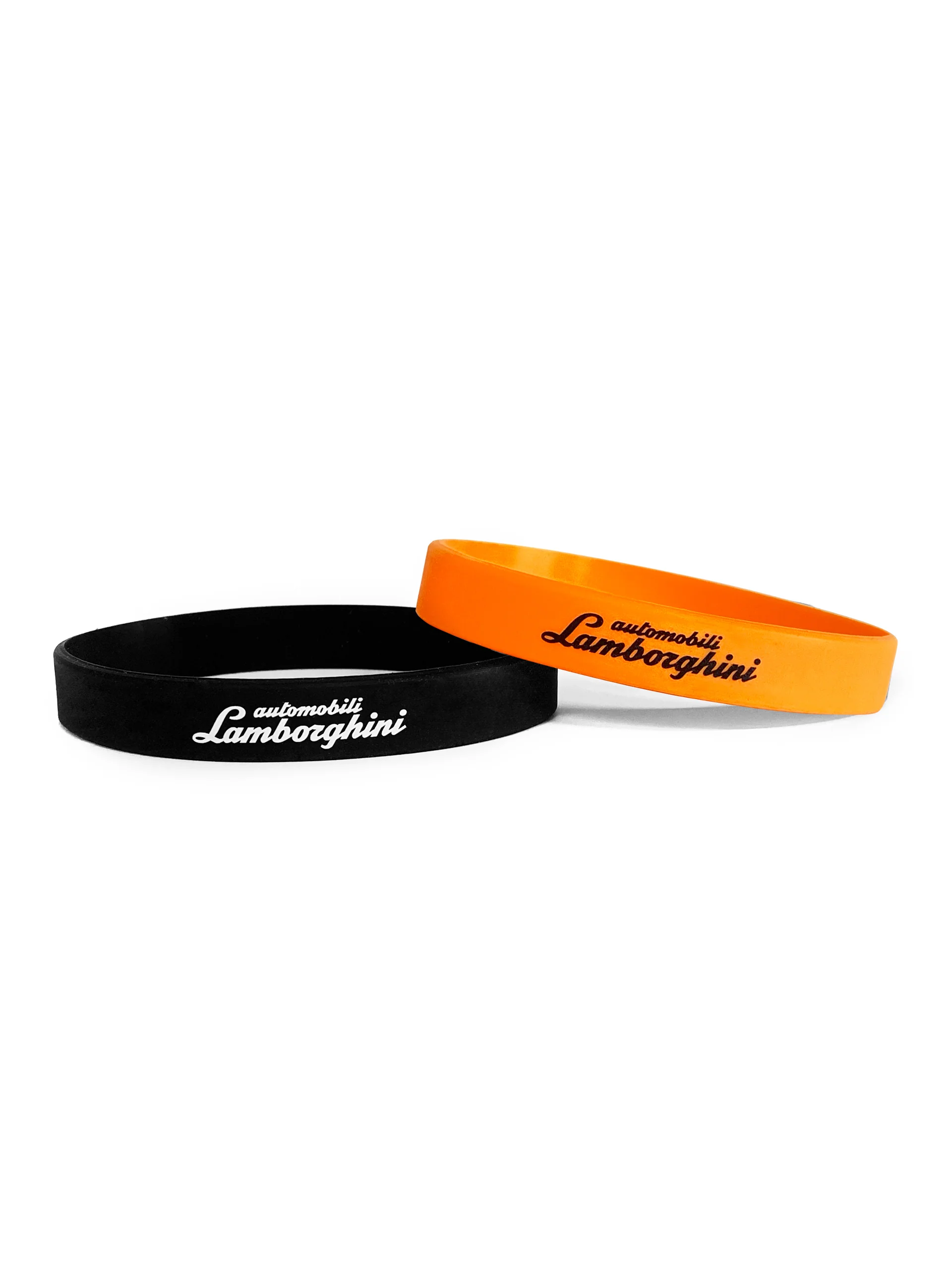 Black and orange bracelets set