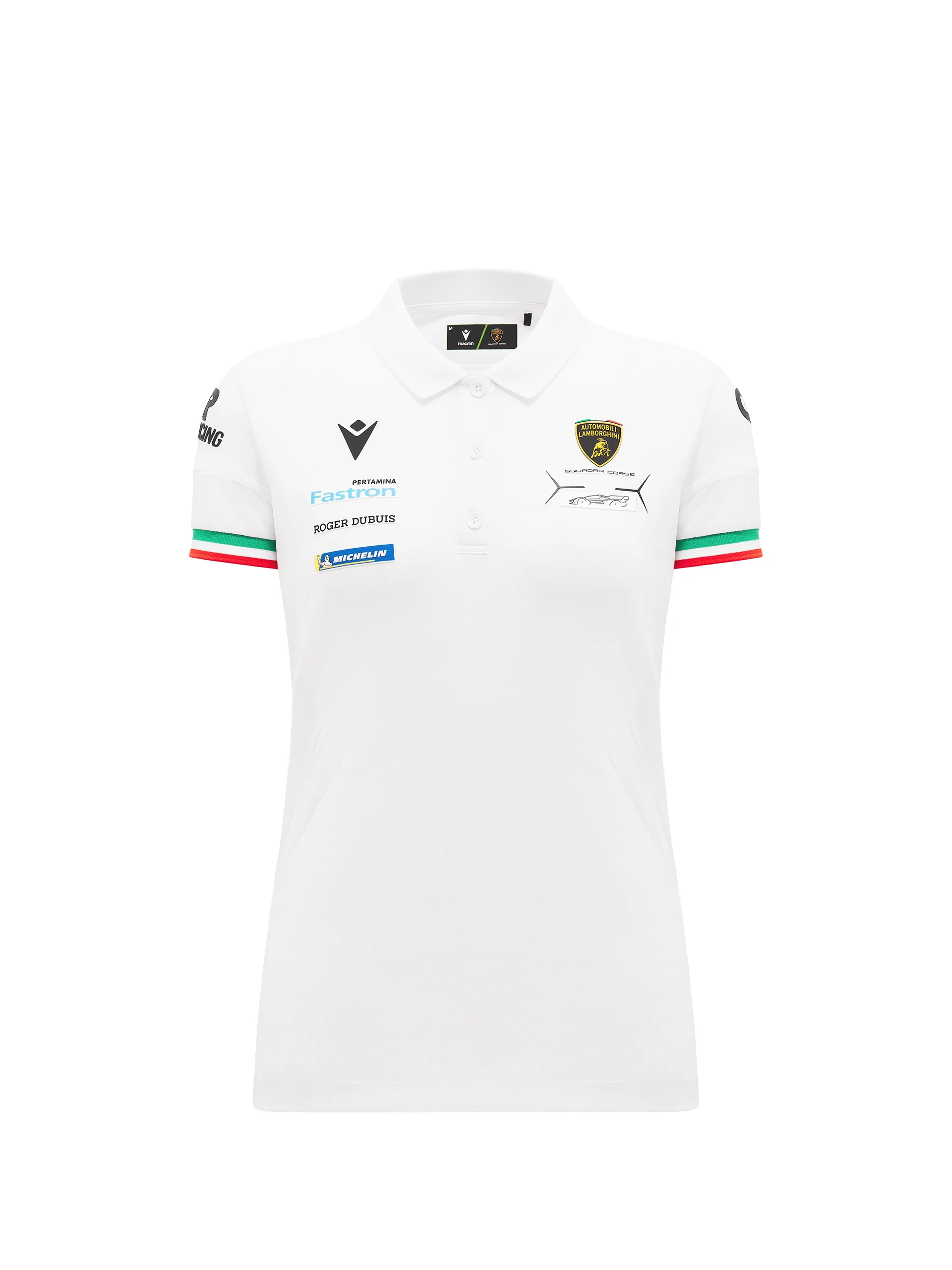 Women's Squadra Corse white polo shirt